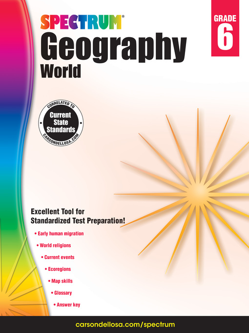 Title details for Spectrum Geography, Grade 6 by Spectrum - Wait list